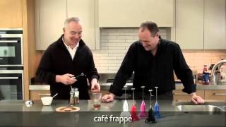 How to make a frappé coffee using an aerolatte milk frother [upl. by Alaet342]