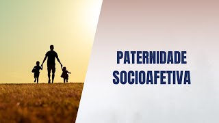 Paternidade socioafetiva [upl. by Ahsenhoj]