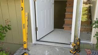 Jeld Wen Front Door Installation  Really crappy products and craftsmanship PART 1 [upl. by Glaser146]