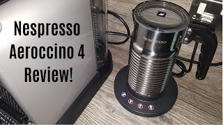 Nespresso Aeroccino 4 Milk Frother Review  Worth upgrading from the Aeroccino 3 [upl. by Nodarse]