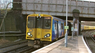 Half an Hour at 216  Birkenhead North Station 1022017  Class 507 508 terminus [upl. by Ardnosal]