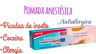 Resenha PomadaAndantol Gel [upl. by Naol932]