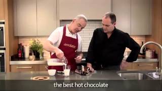 How to make a hot chocolate using an aerolatte milk frother [upl. by Atiekan]