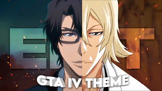 Aizen x Urahara  GTA IV Theme Edit [upl. by Yenitsed999]